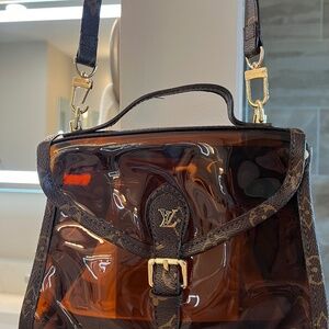 Clear purse LV